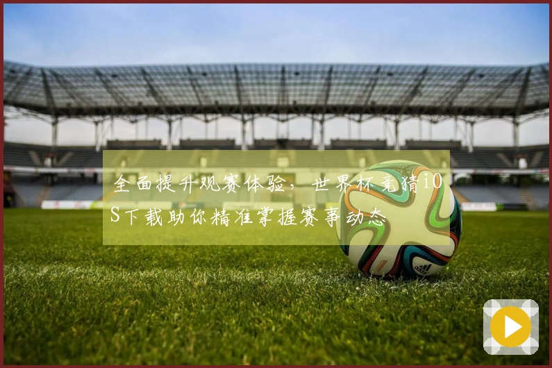 全面提升观赛体验，世界杯竞猜iOS下载助你精准掌握赛事动态