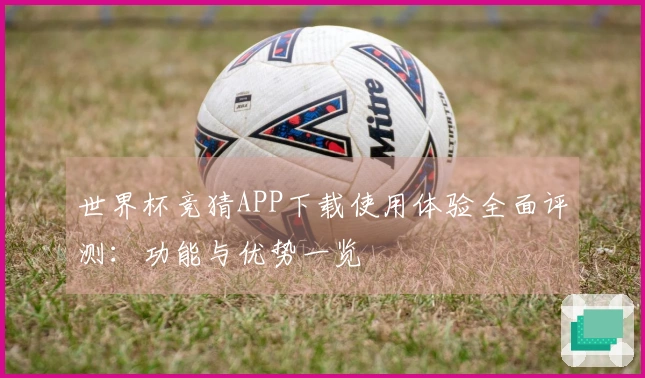 世界杯竞猜APP下载使用体验全面评测：功能与优势一览
